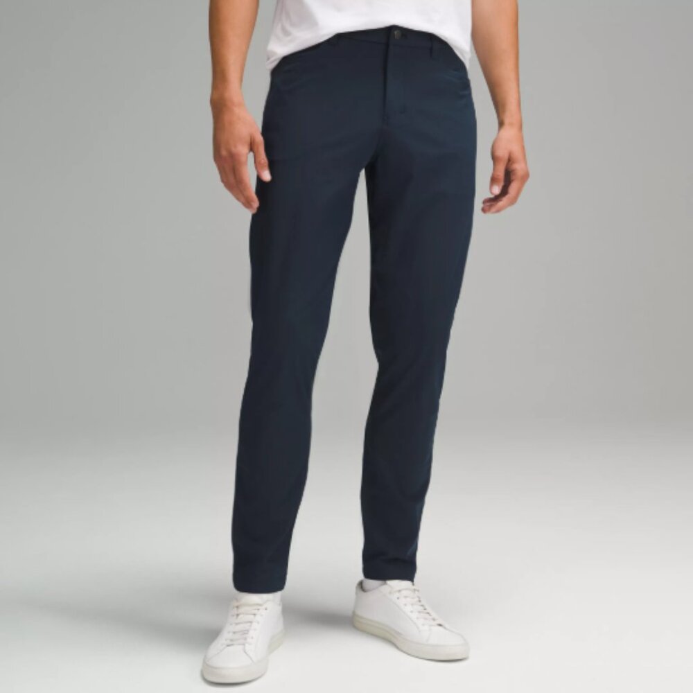 Lululemon ABC Slim-Fit 5 Pocket Pant 28"‎ Navy Sz 32